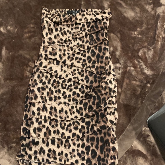 XXI Cheetah print dress - Picture 1 of 3